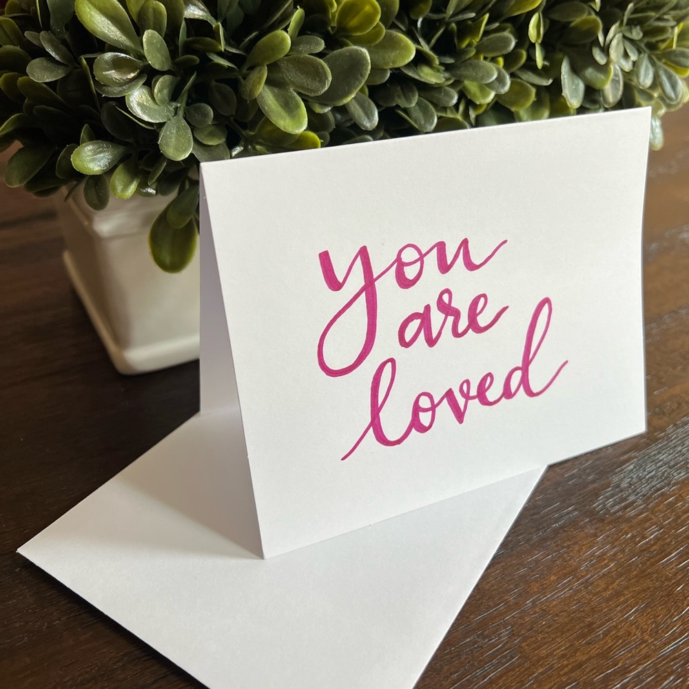Hand Lettered Cards (set of 12)